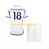 Real Madrid TCHOUAMENI 18 Børn Hjemmebane Fodboldtrøje 2023-2024 Kortærmet