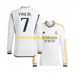 Real Madrid Vinicius Junior 7 Mænd Hjemmebane Fodboldtrøje 2023-2024 Langærmet