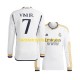 Real Madrid Vinicius Junior 7 Mænd Hjemmebane Fodboldtrøje 2023-2024 Langærmet