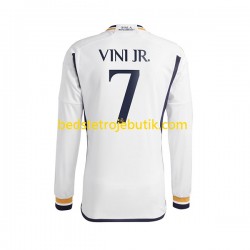 Real Madrid Vinicius Junior 7 Mænd Hjemmebane Fodboldtrøje 2023-2024 Langærmet