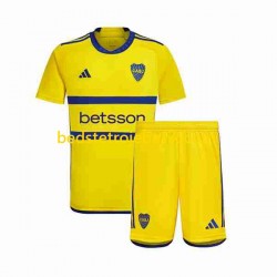 Boca Juniors Børn Udebane Fodboldtrøje 2023-2024 Kortærmet