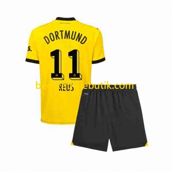 Borussia Dortmund Marco Reus 11 Børn Hjemmebane Fodboldtrøje 2023-2024 Kortærmet