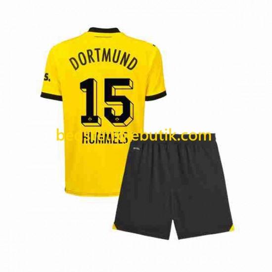 Borussia Dortmund Mats Hummels 15 Børn Hjemmebane Fodboldtrøje 2023-2024 Kortærmet
