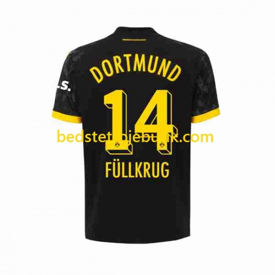 Borussia Dortmund Niclas Fullkrug 14 Mænd Udebane Fodboldtrøje 2023-2024 Kortærmet
