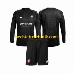 CA Osasuna Målmand Børn Udebane Fodboldtrøje 2023-2024 Langærmet