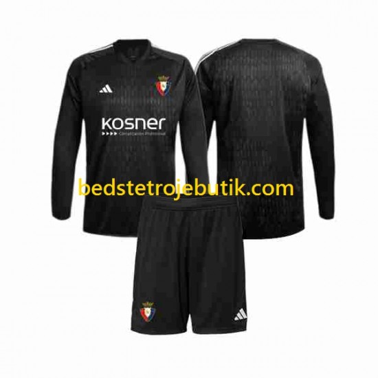 CA Osasuna Målmand Børn Udebane Fodboldtrøje 2023-2024 Langærmet