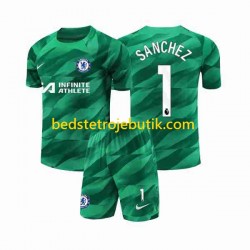 Chelsea Robert Sanchez 1 Målmand Børn 3. Valg Fodboldtrøje 2023-2024 Kortærmet