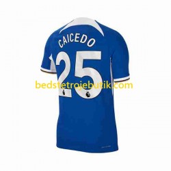 Chelsea Moises Caicedo 25 Mænd Hjemmebane Fodboldtrøje 2023-2024 Kortærmet