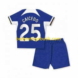 Chelsea Moises Caicedo 25 Børn Hjemmebane Fodboldtrøje 2023-2024 Kortærmet