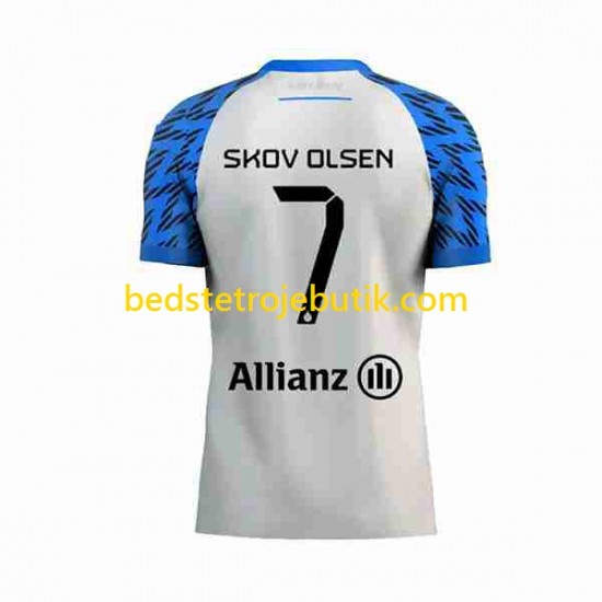 Club Brugge Andreas Skov Olsen 7 Mænd Udebane Fodboldtrøje 2023-2024 Kortærmet