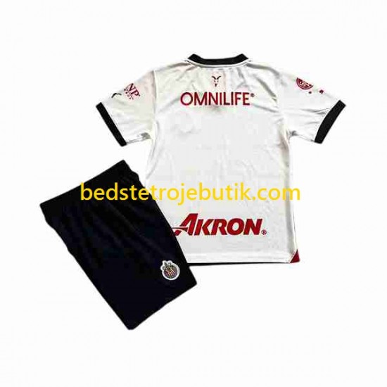 Deportivo Guadalajara Børn Udebane Fodboldtrøje 2023-2024 Kortærmet