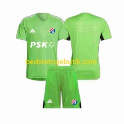 Dinamo Zagreb Målmand Børn Hjemmebane Fodboldtrøje 2023-2024 Kortærmet