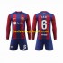 FC Barcelona GAVI 6 Børn Hjemmebane Fodboldtrøje 2023-2024 Langærmet