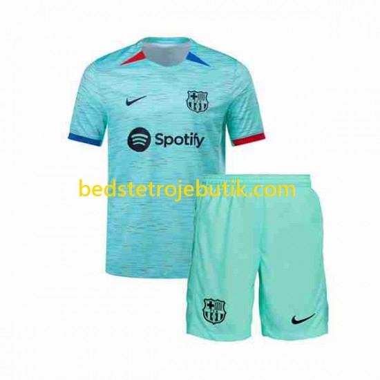 FC Barcelona Børn 3. Valg Fodboldtrøje 2023-2024 Kortærmet