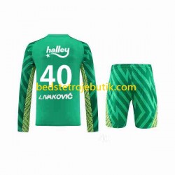 Fenerbahce Livakovic 40 Footbal Kit Målmand Hjemmebane 2023-2024 Langærmet