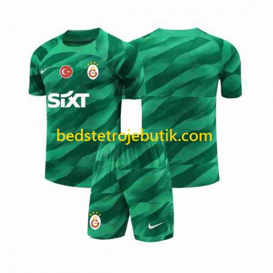 Galatasaray Målmand Børn Hjemmebane Fodboldtrøje 2023-2024 Kortærmet