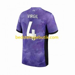 Liverpool Virgil van Dijk 4 Mænd 3. Valg Fodboldtrøje 2023-2024 Kortærmet
