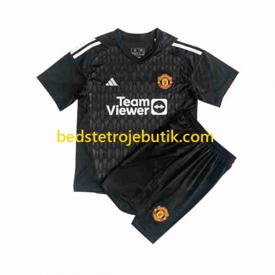 Manchester United Målmand Børn 3. Valg Fodboldtrøje 2023-2024 Kortærmet