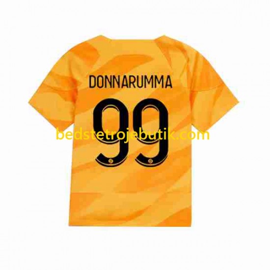 Paris Saint-Germain Donnarumma 99 Målmand Mænd Udebane Fodboldtrøje 2023-2024 Kortærmet