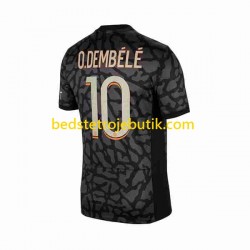 Paris Saint-Germain O.Dembele 10 Mænd 3. Valg Fodboldtrøje 2023-2024 Kortærmet