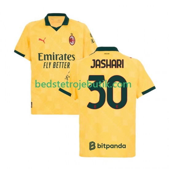 AC Milan Ardon Jashari 30 Mænd 3. Valg Fodboldtrøje 2025-2026 Kortærmet