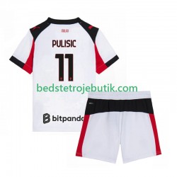 AC Milan Christian Pulisic 11 Børn Udebane Fodboldtrøje 2025-2026 Kortærmet