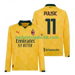 AC Milan Christian Pulisic 11 Mænd 3. Valg Fodboldtrøje 2025-2026 Langærmet