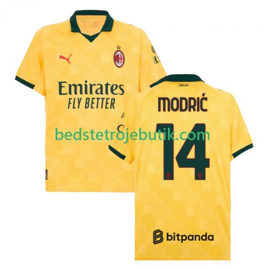 AC Milan Modrić Luca 14 Mænd 3. Valg Fodboldtrøje 2025-2026 Kortærmet