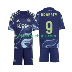 AFC Ajax Brian Brobbey 9 Børn Udebane Fodboldtrøje 2025-2026 Kortærmet