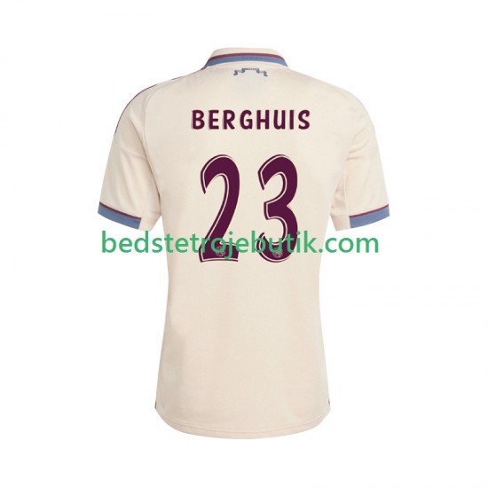 AFC Ajax Steven Berghuis 23 Mænd 3. Valg Fodboldtrøje 2025-2026 Kortærmet