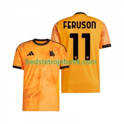 AS Roma Evan Ferguson 11 Mænd Udebane Fodboldtrøje 2025-2026 Kortærmet