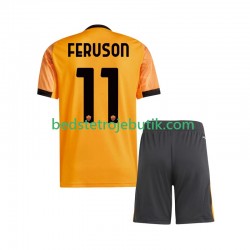 AS Roma Evan Ferguson 11 Børn Udebane Fodboldtrøje 2025-2026 Kortærmet