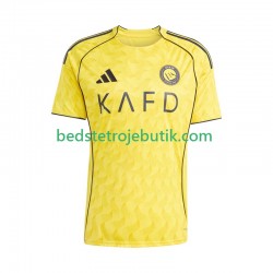 Al Nassr Mænd Hjemmebane Fodboldtrøje 2025-2026 Kortærmet