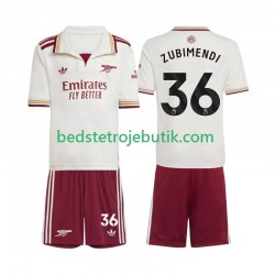 Arsenal Martin Zubimendi 36 Børn 3. Valg Fodboldtrøje 2025-2026 Kortærmet
