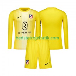 Atlético Madrid Målmand Børn Hjemmebane Fodboldtrøje 2025-2026 Langærmet