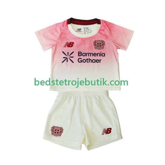 Bayer 04 Leverkusen Børn Udebane Fodboldtrøje 2025-2026 Kortærmet