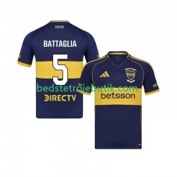 CA Boca Juniors Rodrigo Battaglia 5 Mænd Hjemmebane Fodboldtrøje 2025-2026 Kortærmet
