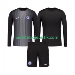 Chelsea Målmand Børn Hjemmebane Fodboldtrøje 2025-2026 Langærmet