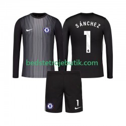 Chelsea Robert Sanchez 1 Målmand Børn Hjemmebane Fodboldtrøje 2025-2026 Langærmet