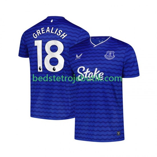 Everton Jack Grealish 18 Mænd Hjemmebane Fodboldtrøje 2025-2026 Kortærmet