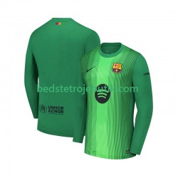 FC Barcelona Målmand Mænd Hjemmebane Fodboldtrøje 2025-2026 Langærmet