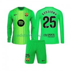 FC Barcelona Szczesny 25 Målmand Børn Hjemmebane Fodboldtrøje 2025-2026 Langærmet