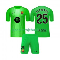FC Barcelona Szczesny 25 Målmand Børn Hjemmebane Fodboldtrøje 2025-2026 Kortærmet