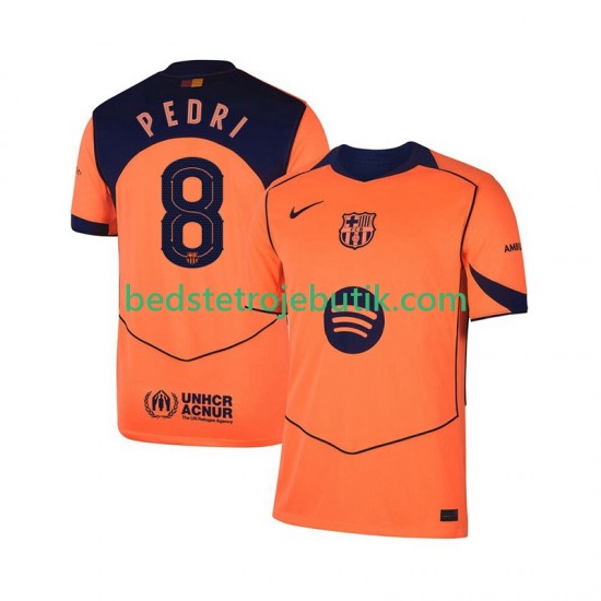 FC Barcelona Pedri 8 UCL Mænd 3. Valg Fodboldtrøje 2025-2026 Kortærmet