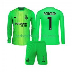 Inter Milan Yann Sommer 1 Målmand Børn 3. Valg Fodboldtrøje 2025-2026 Langærmet