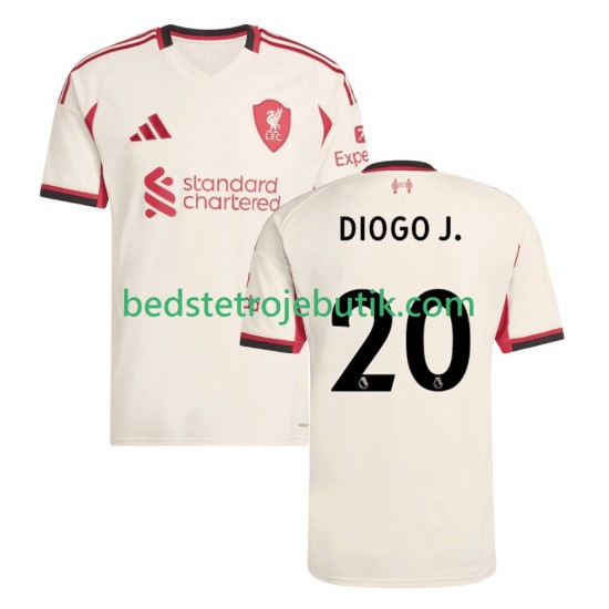 Liverpool Diogo Jota 20 Mænd Udebane Fodboldtrøje 2025-2026 Kortærmet