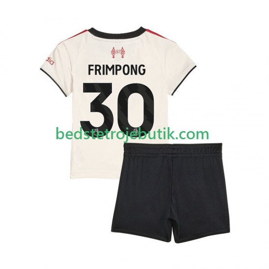 Liverpool Jeremie Frimpong 30 Børn Udebane Fodboldtrøje 2025-2026 Kortærmet