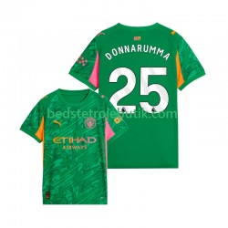 Manchester City Gianluigi Donnarumma 25 Målmand Mænd Hjemmebane Fodboldtrøje 2025-2026 Kortærmet