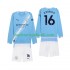 Manchester City Rodrigo Hernandez 16 Børn Hjemmebane Fodboldtrøje 2025-2026 Langærmet