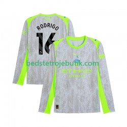 Manchester City Rodrigo Hernandez 16 Mænd 3. Valg Fodboldtrøje 2025-2026 Langærmet